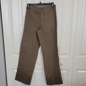 American Eagle Outfitters Green Stovepipe Pants